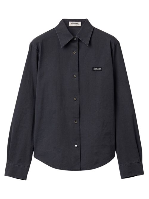 Camicia in popeline stretch MIU MIU | MK20616472F0002